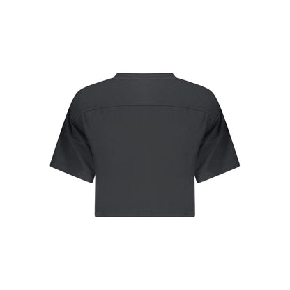 Converse Black Cotton Women's T-Shirt