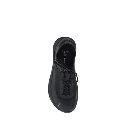 ROA Black Polyester Athletic Sneakers