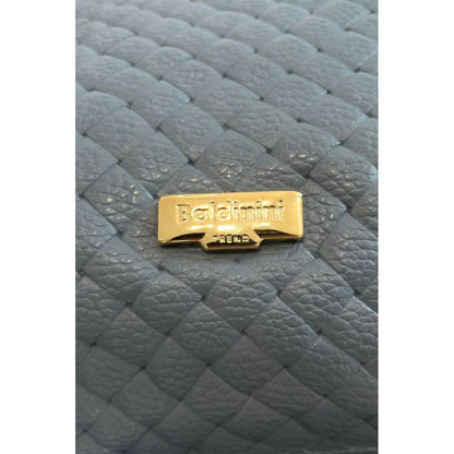 Baldinini Trend Blue Leather Women Handbag