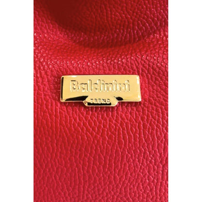 Baldinini Trend Red Leather Women Bag