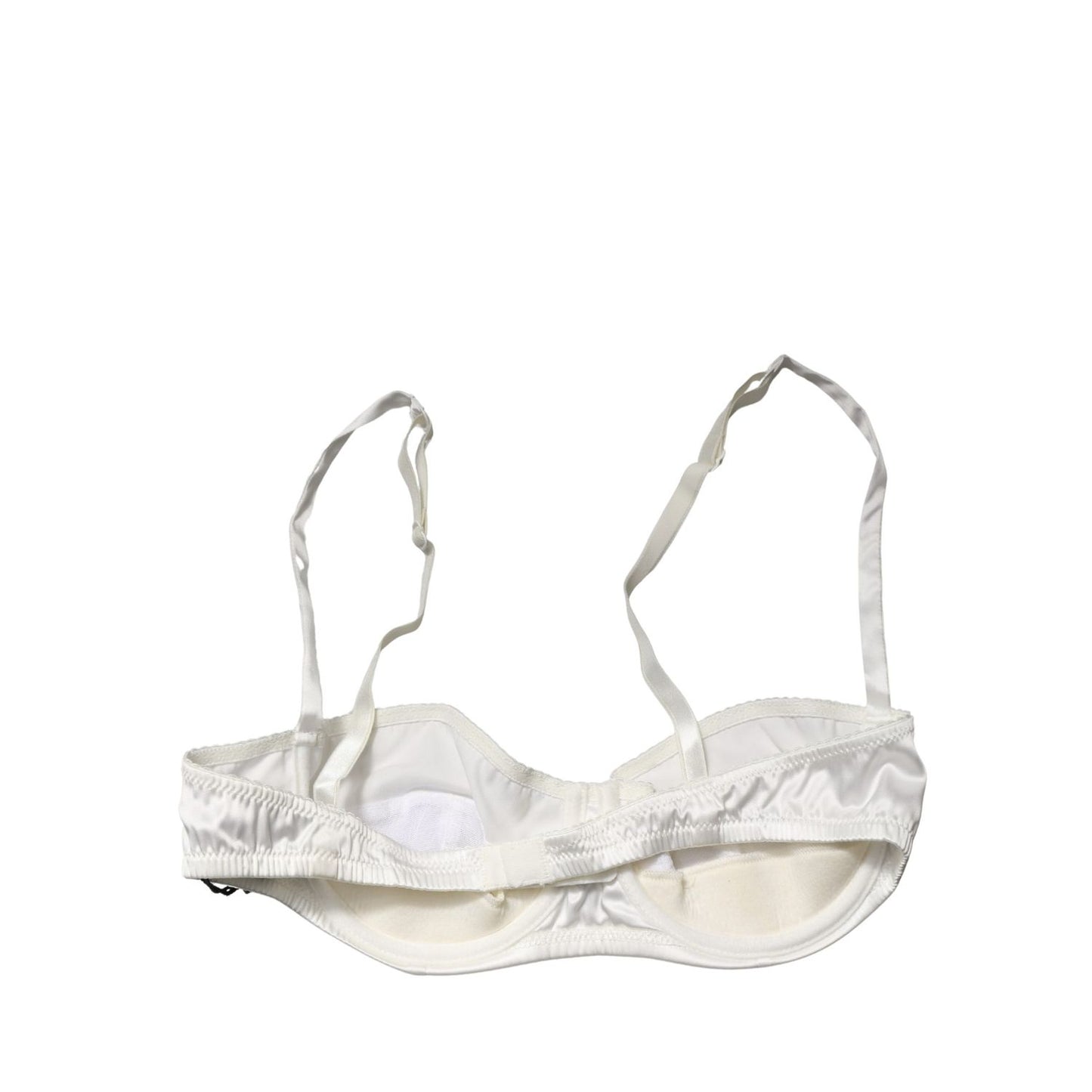 Dolce & Gabbana White Semi-Pad Underwire Balconette Underwear