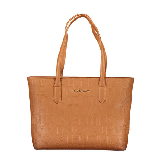 Mario Valentino Brown Polyethylene Handbag