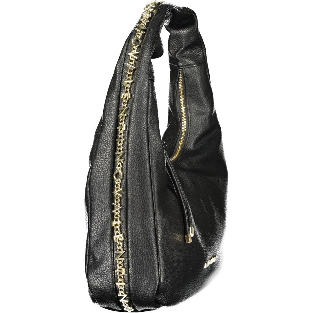 Mario Valentino Black Polyurethane Women's Bag