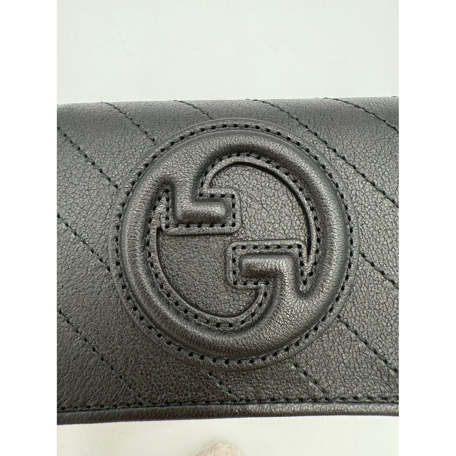 Gucci GUCCI GG BLONDIE Black Compact Wallet