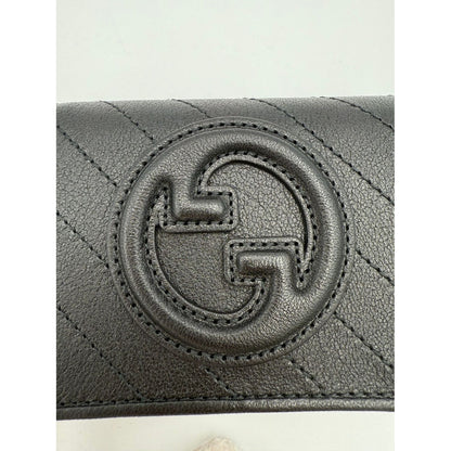Gucci GUCCI GG BLONDIE Black Compact Wallet