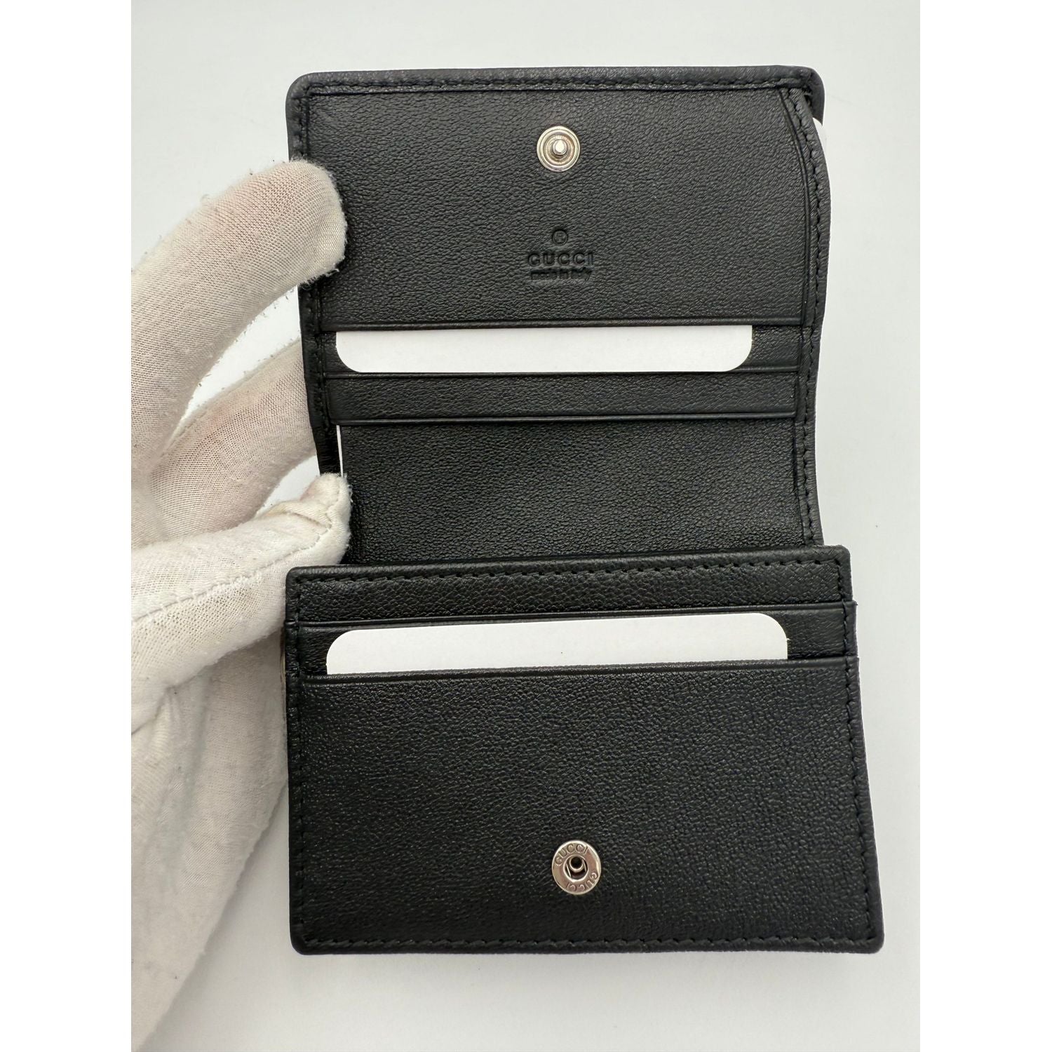Gucci GUCCI GG BLONDIE Black Compact Wallet