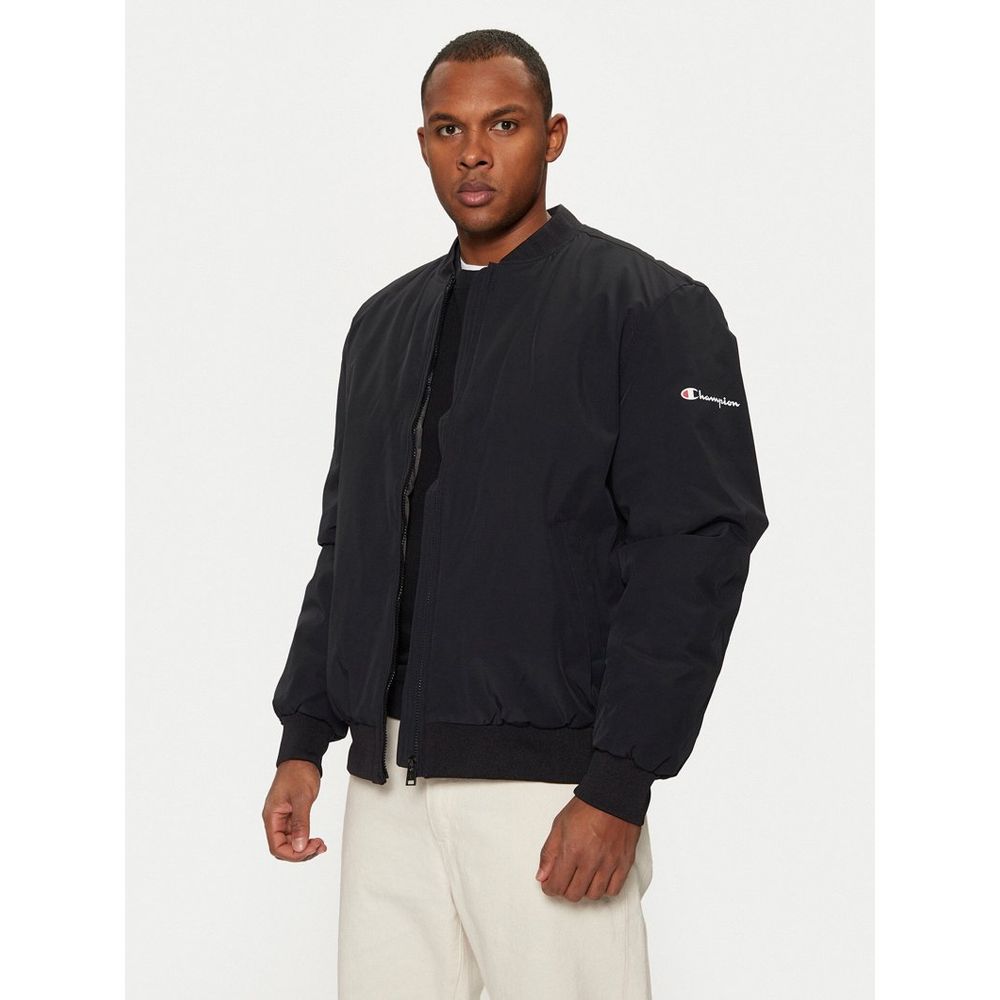 Champion Black Polyamide Bomber