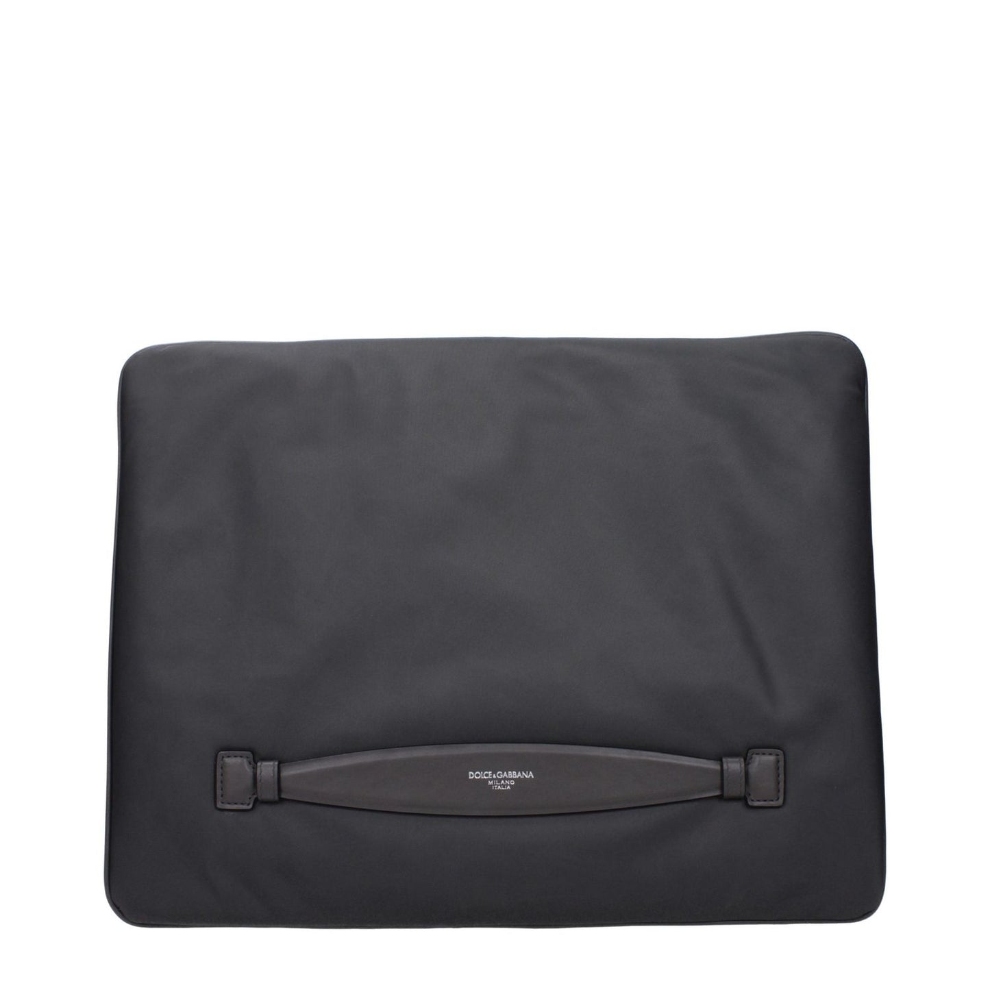 Dolce & Gabbana Gray Fabric Clutch Bag