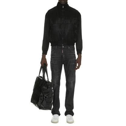 Saint Laurent Black Silk Jacket