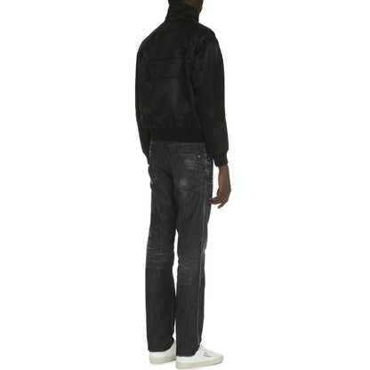 Saint Laurent Black Silk Jacket
