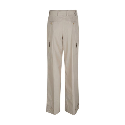 Prada Beige Cotton Cargo Pants