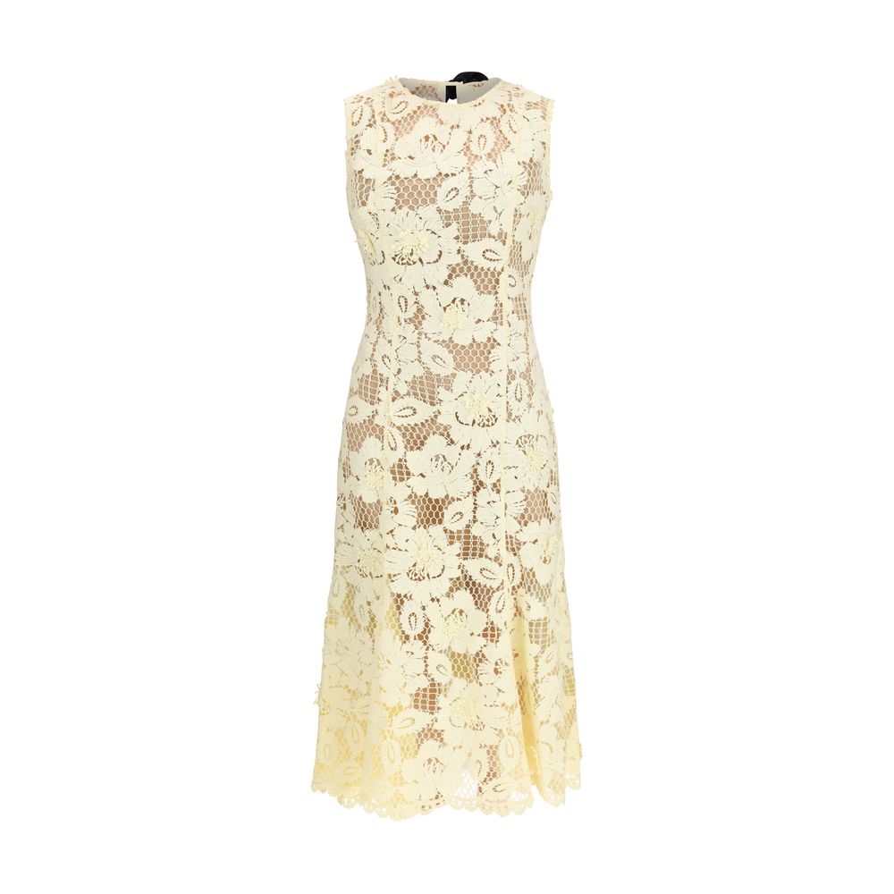 Self-Portrait Bicolor Polyester Casual Dress