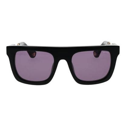 Police Black Cellulose Acetate Sunglasses