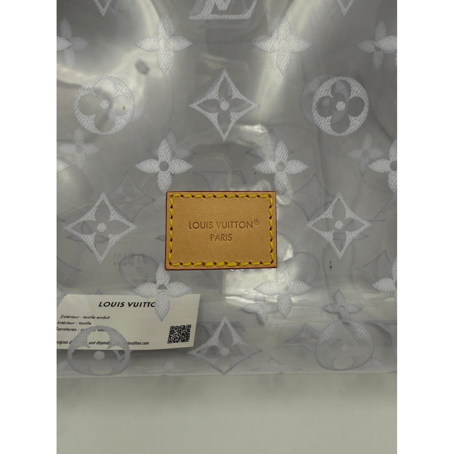 Louis Vuitton LOUIS VUITTON Monogram Transparent Pochette