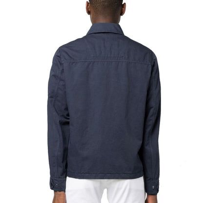 Herno Blue Cotton Shell Jacket