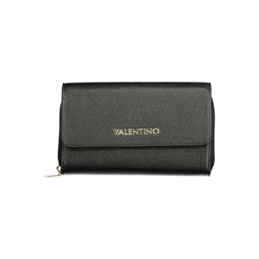 Valentino Black Polyurethane Women's Wallet