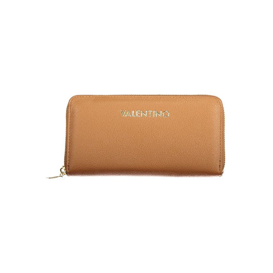 Valentino Brown Polyethylene Wallet