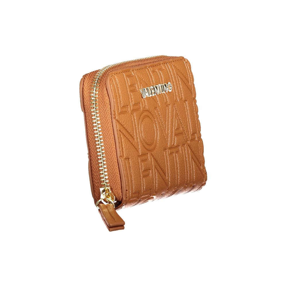 Valentino Brown Polyurethane Women Wallet