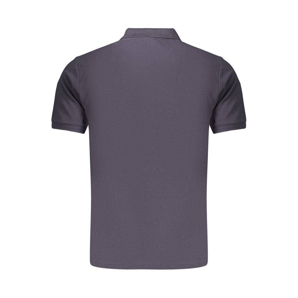 Rifle Blue Cotton Men's Polo