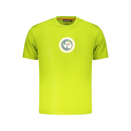 Napapijri Green Cotton Men's T-Shirt
