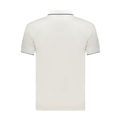 Coveri Moving Bianco Cotton Men Polo