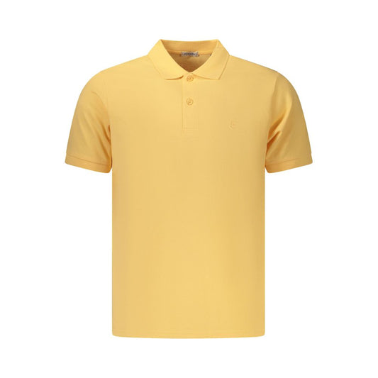 Coveri Moving Orange Cotton Men's Polo Shirt