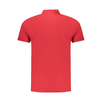 Coveri Moving Red Cotton Men's Polo