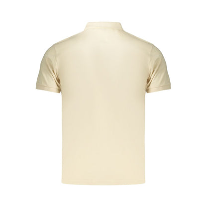 Coveri Moving Beige Cotton Men Polo