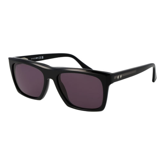 Web Black Acetate Sunglasses