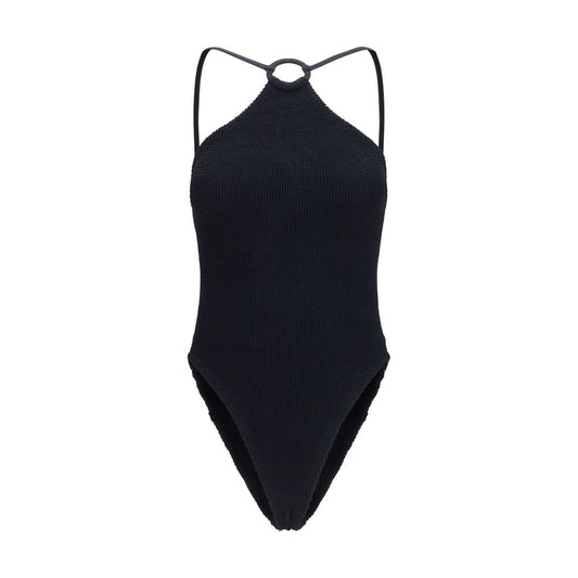 Hunza G Black Polyamide One-Piece Swimsuit