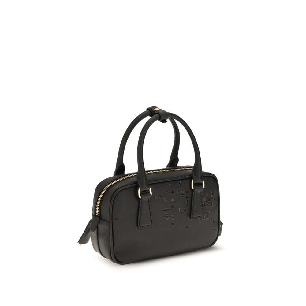Prada Black Calf Leather Bos Taurus Handbag