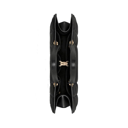 Dior Black Leather Tote Bag