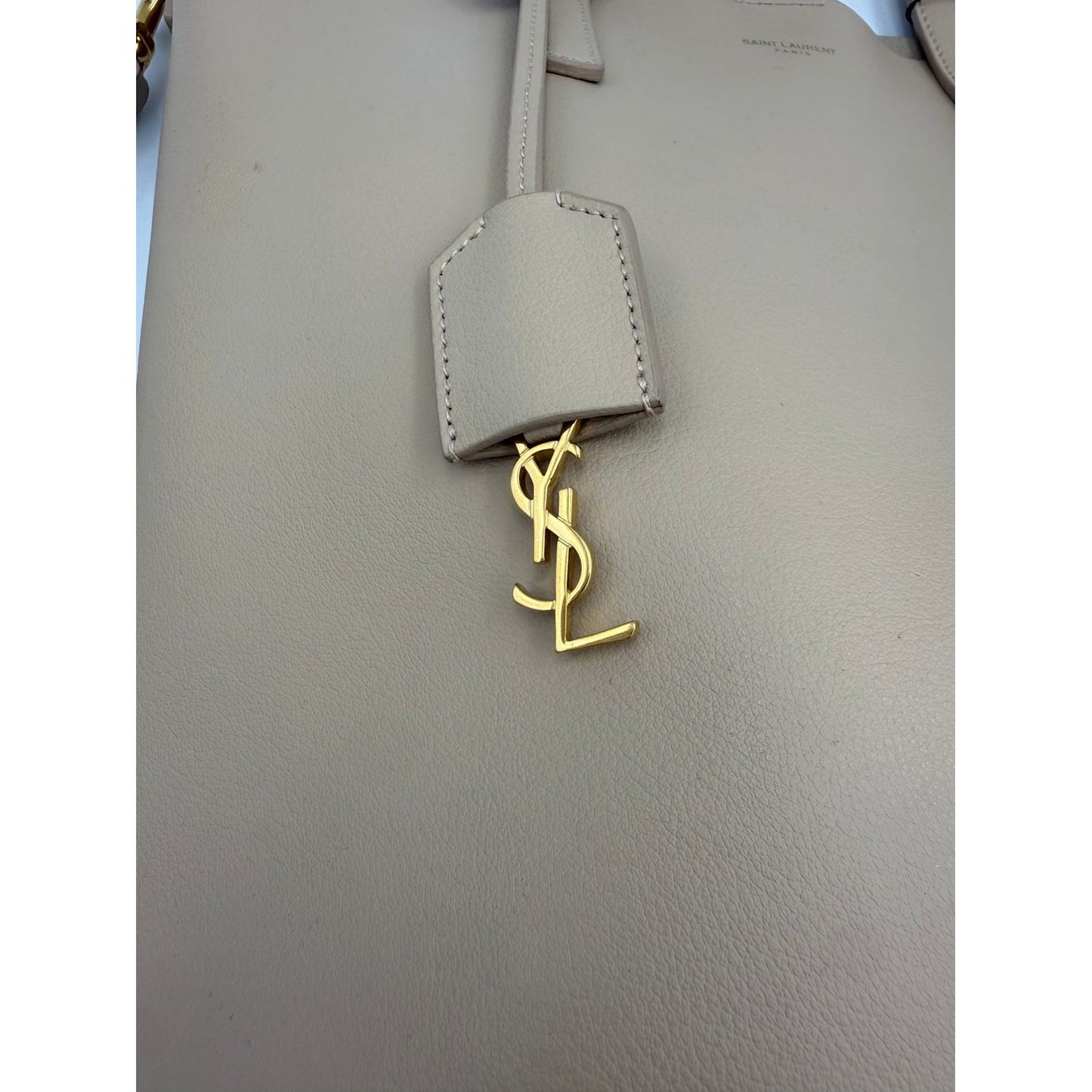 Saint Laurent SAINT LAURENT SHOPPING Beige Bag