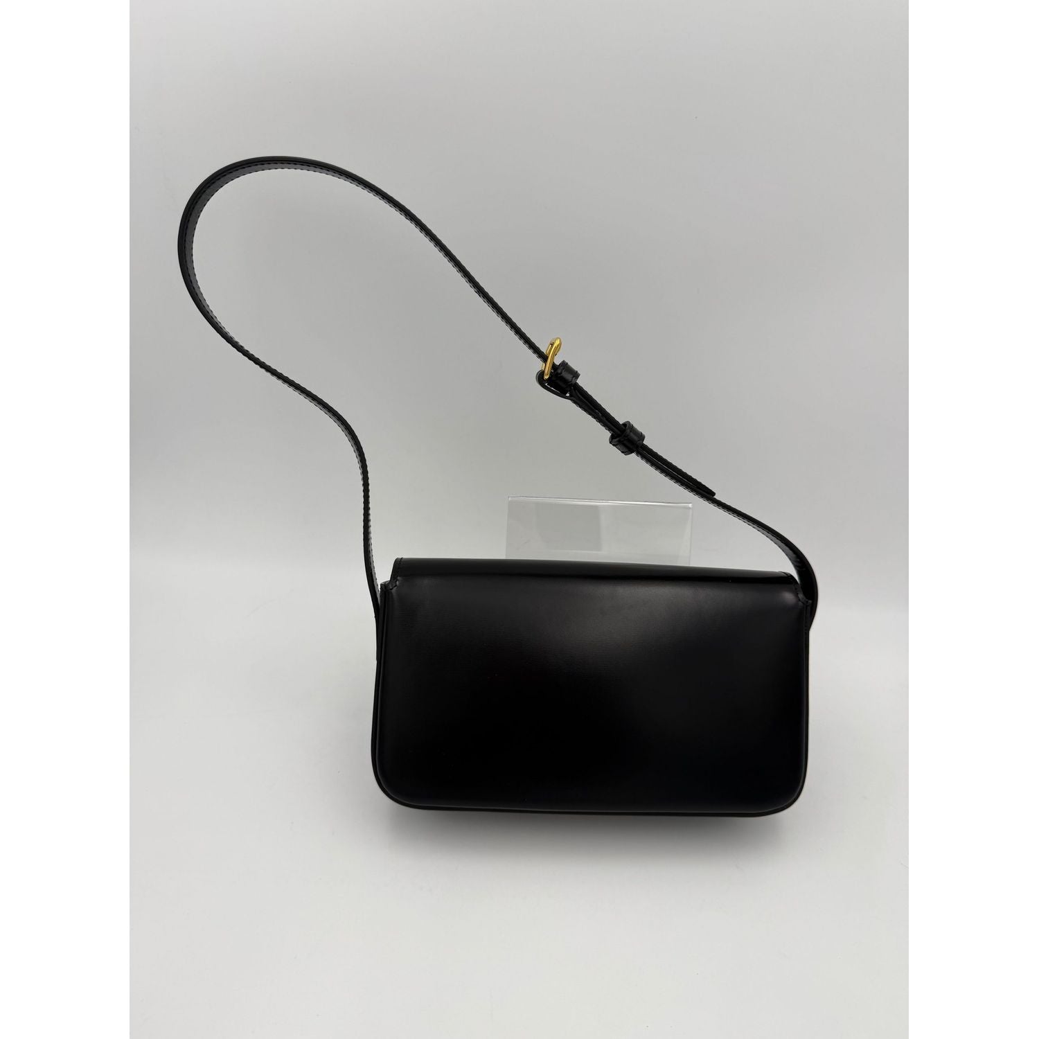 Celine CELINE CLAUDE TRIOMPHE Black Handbag