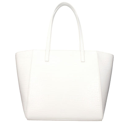 Karl Lagerfeld White Polyethylene Shoulder Bag