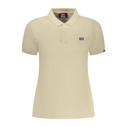 Norway 1963 Beige Cotton Womens Polo