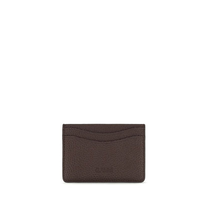 Ganni Brown Recycled Polyester Wallet