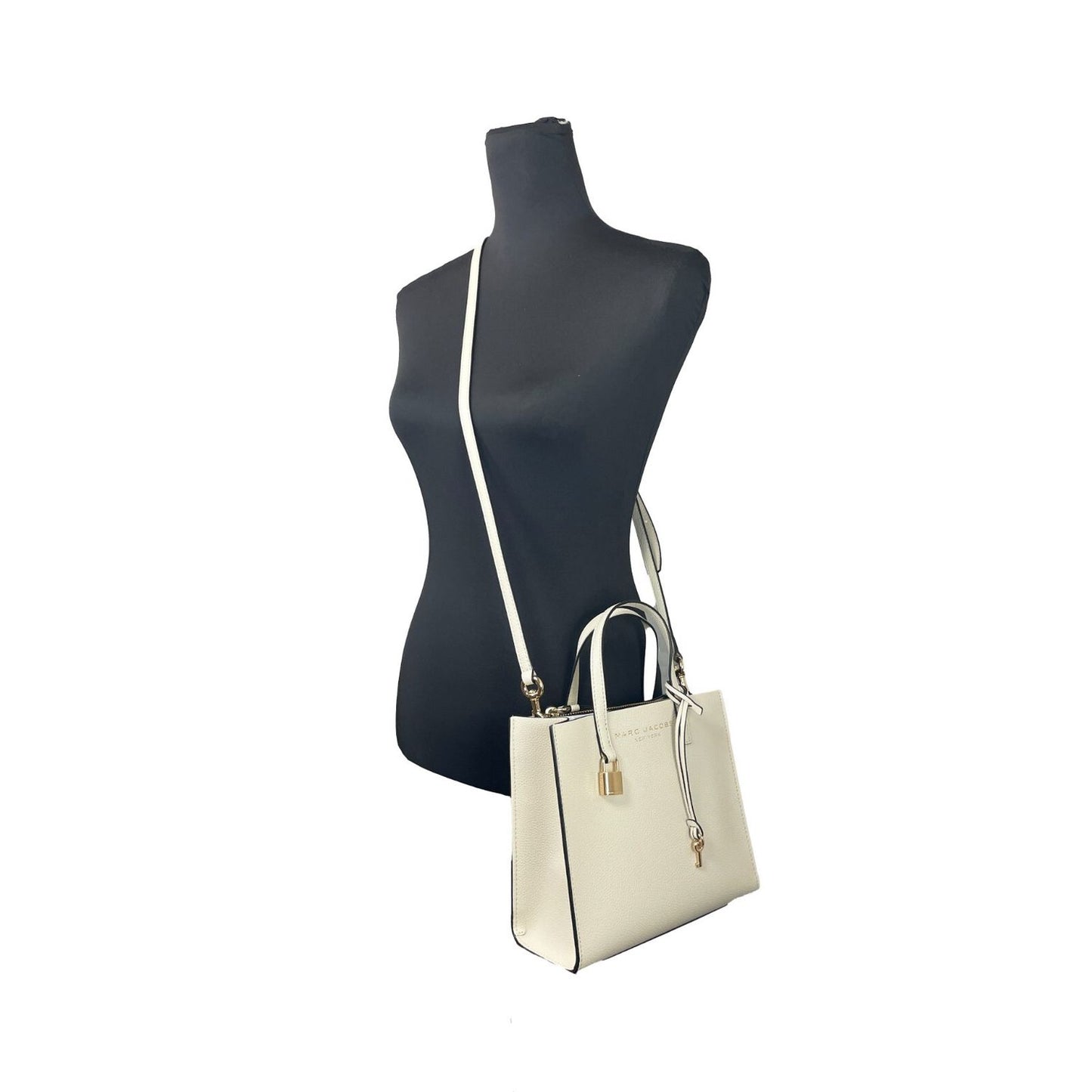 Marc Jacobs Women'S Mini Pebbled Tote - Marshmallow