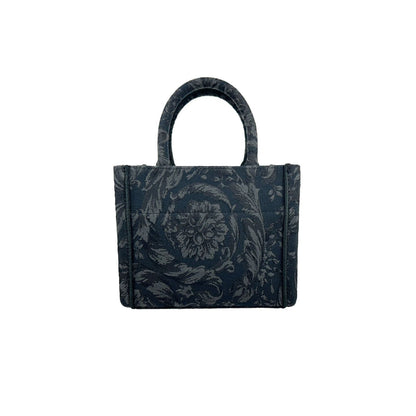 Versace Women'S 'Extra Small Athena' Shopping Bag Black