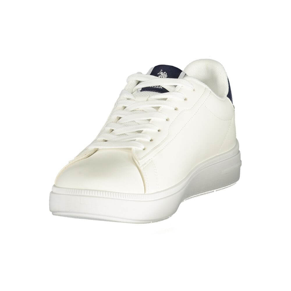 U.S. POLO ASSN. White Polyurethane Men's Sneaker