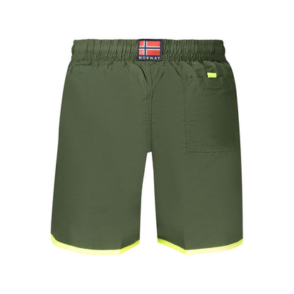 Norway 1963 Green Polyamide Men's Shorts
