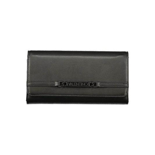 Valentino Black Polyurethane Women's Wallet