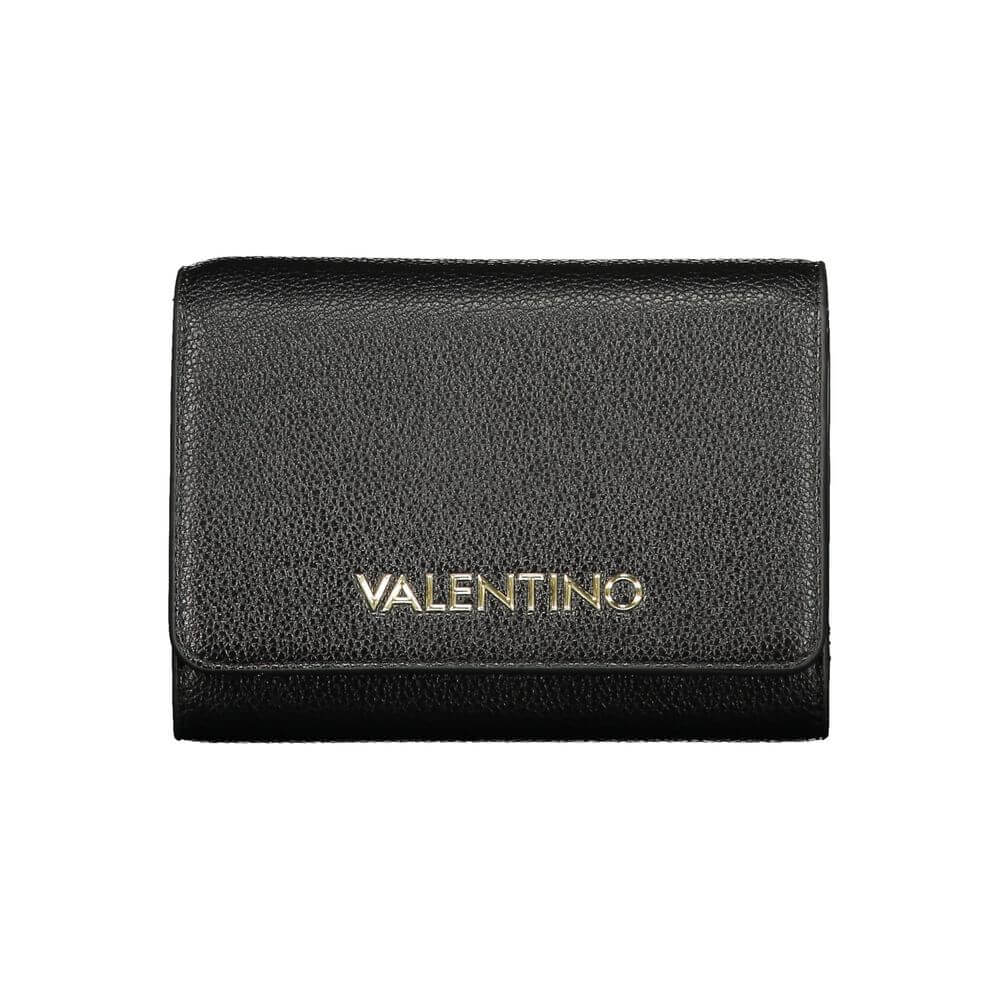Mario Valentino Black Polyurethane Womens Wallet