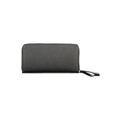 Mario Valentino Black Polyurethane Women's Wallet