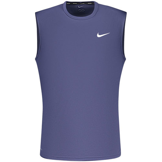 Nike Blue Polyester Men's Tank