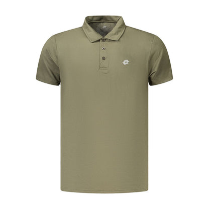 Lotto Verde Polyester Men's Polo