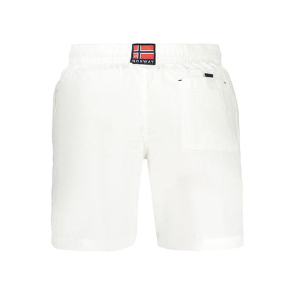 Norway 1963 Bianco Polyamide Men's Swimwear