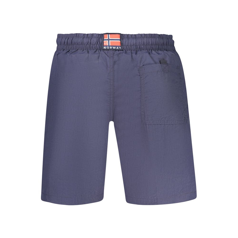 Norway 1963 Blu Poliammide Men's Boxer