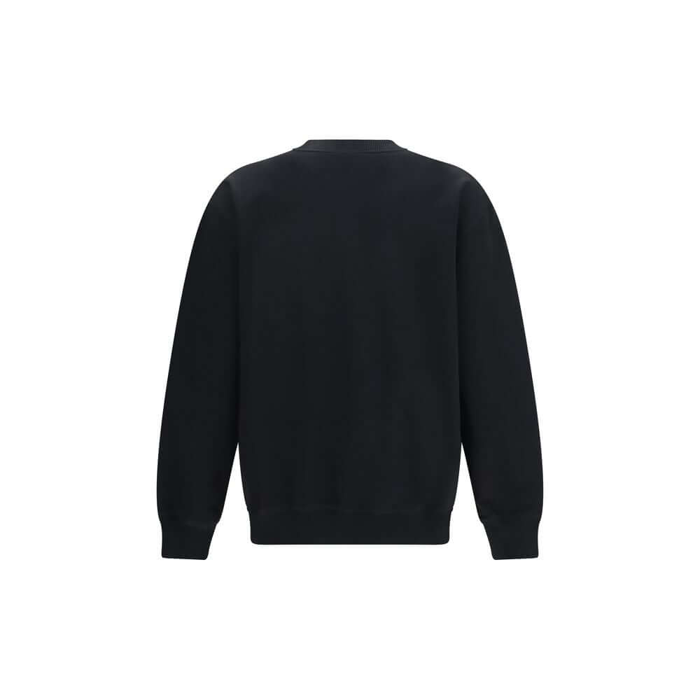 Balmain Black Cotton Sweatshirt