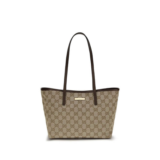 Gucci Beige Polyester Shoulder Bag